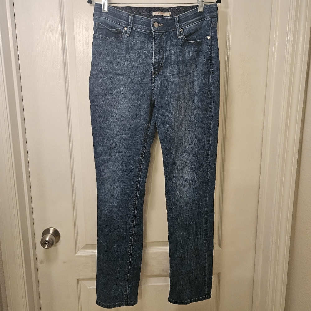Levi Strauss & Co 525 Perfect waist Straight leg size 12 Blue Jeans